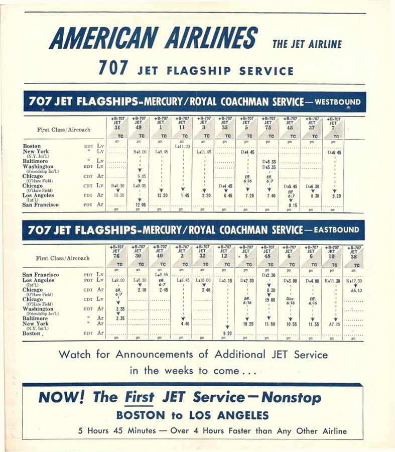 Airline Timetables, Vintage Flight Brochures, Aviation Memorabilia